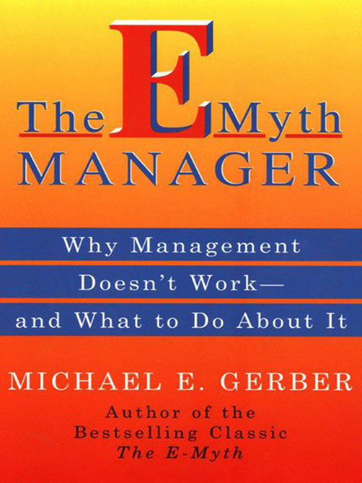 Title details for The E-Myth Manager by Michael E. Gerber - Available